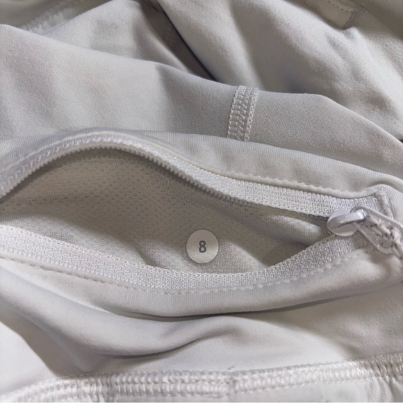 Lululemon Pace Setter Skort White Size 8. EUC - Picture 5 of 8